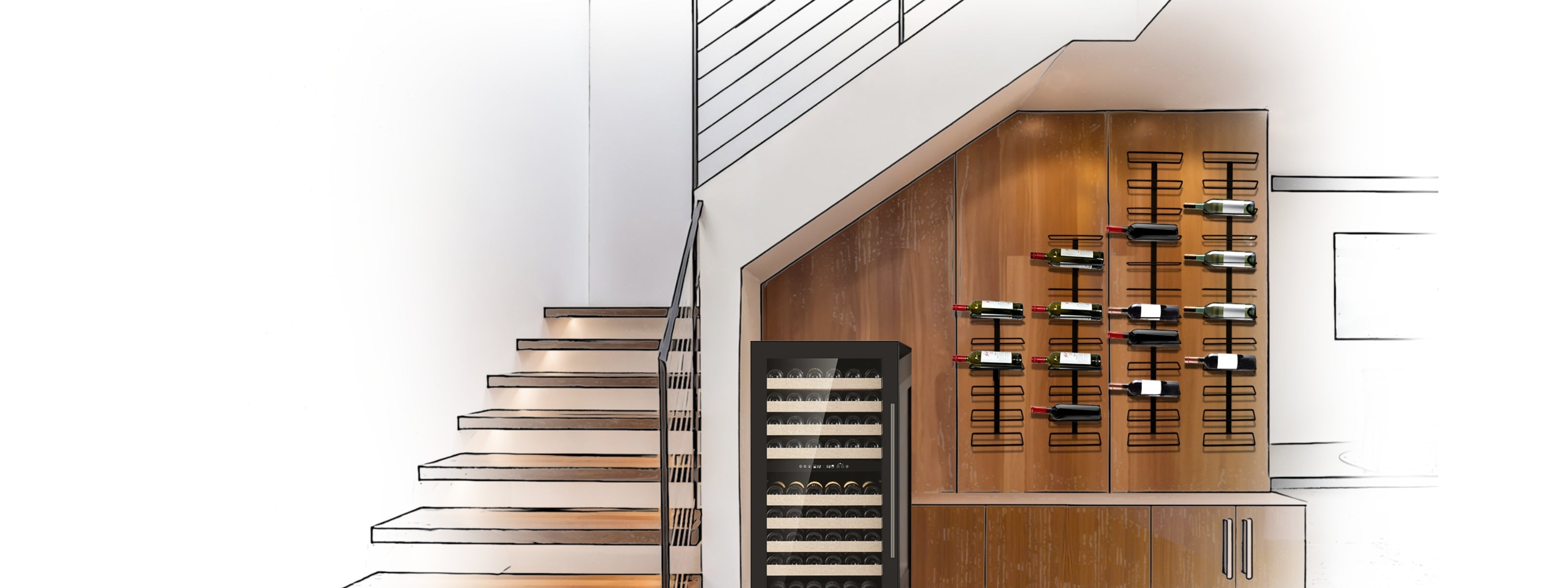 Wall Mounted Wine Racks Australia | KingsBottle