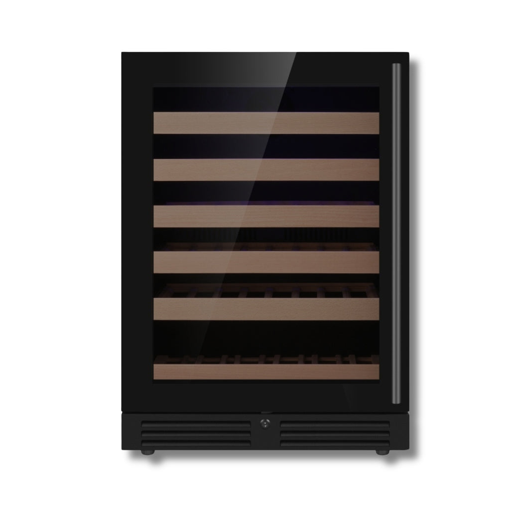 820mm Height Under Counter Glass Door Single Zone Wine Fridge