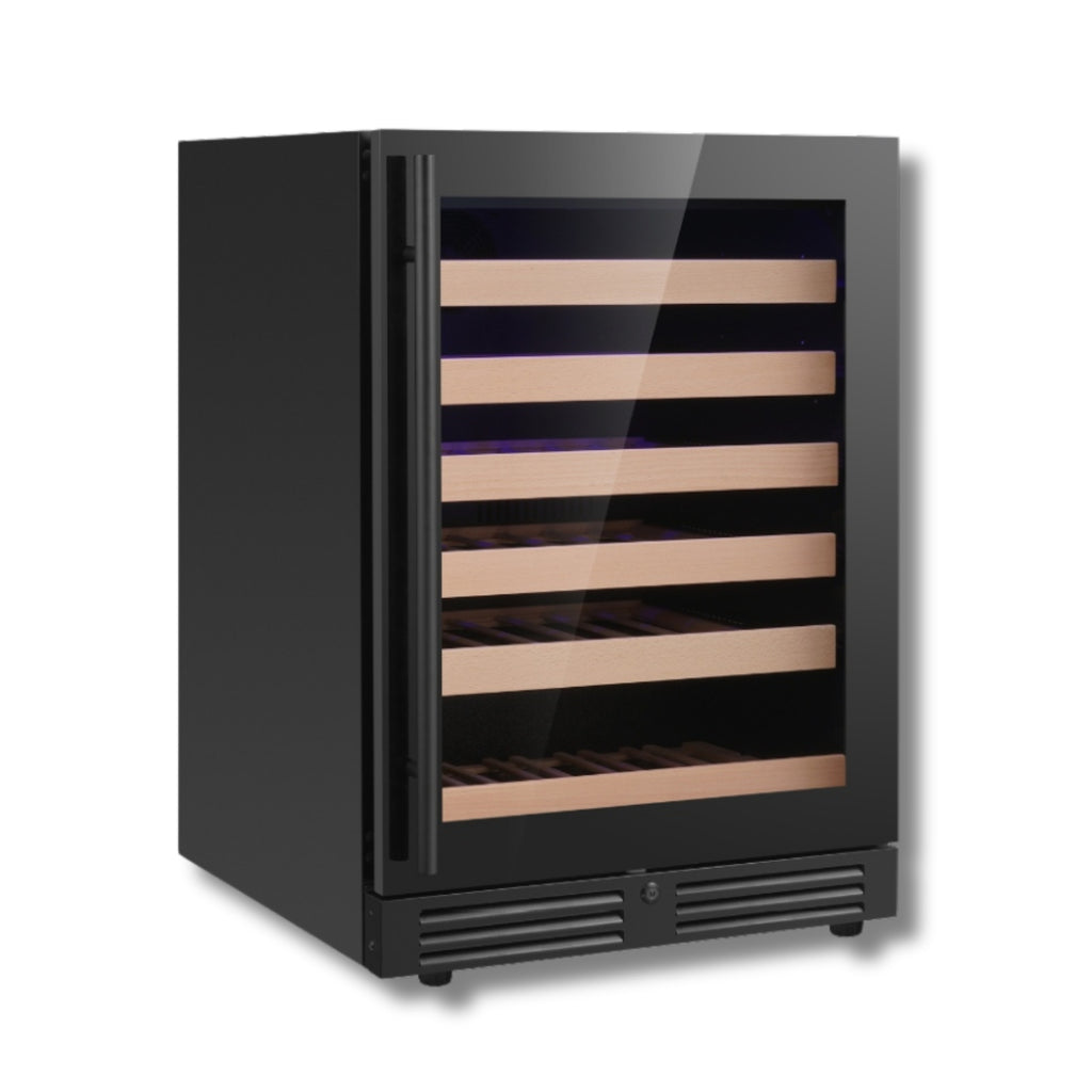 820mm Height Under Counter Glass Door Single Zone Wine Fridge