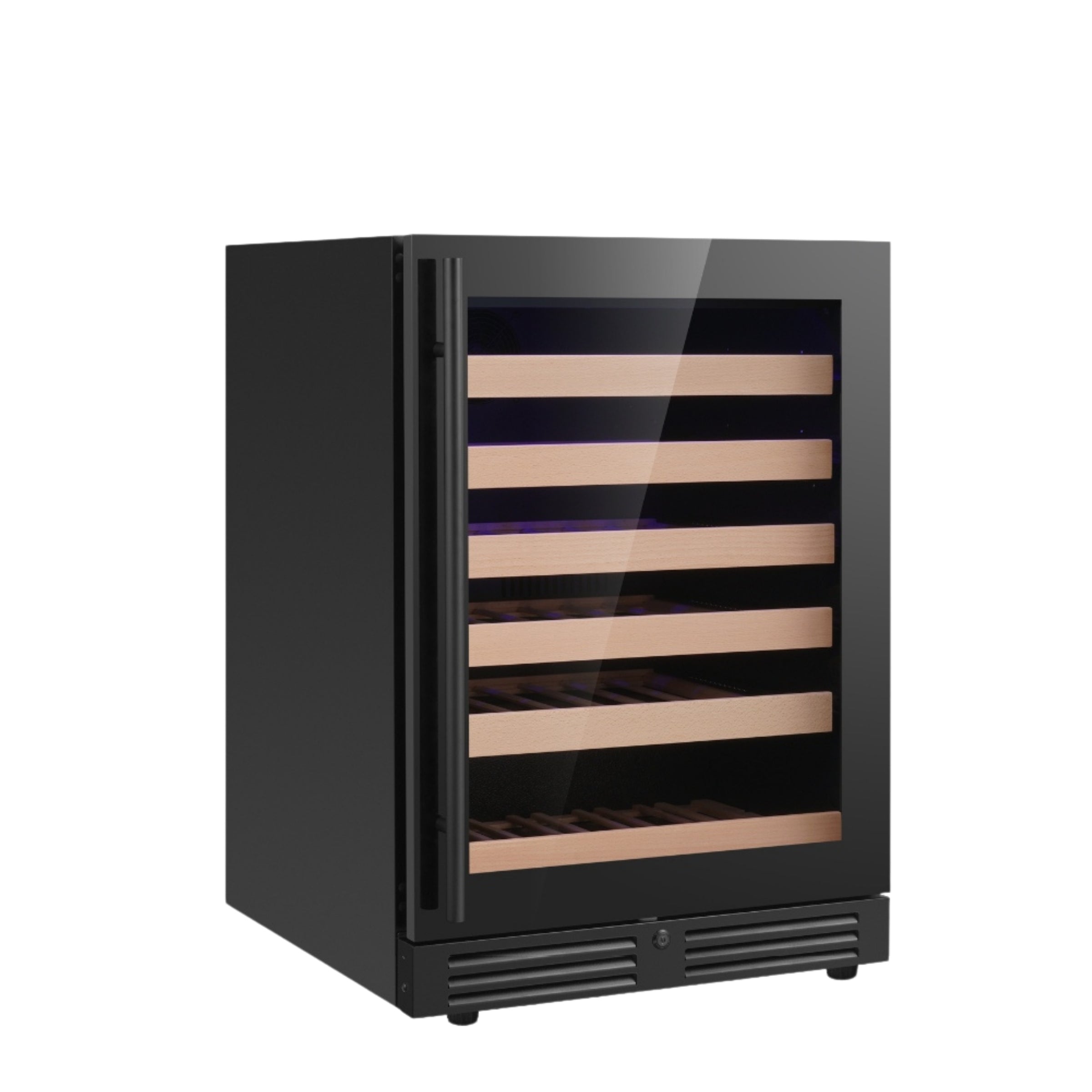 820mm Height Under Counter Glass Door Single Zone Wine Fridge