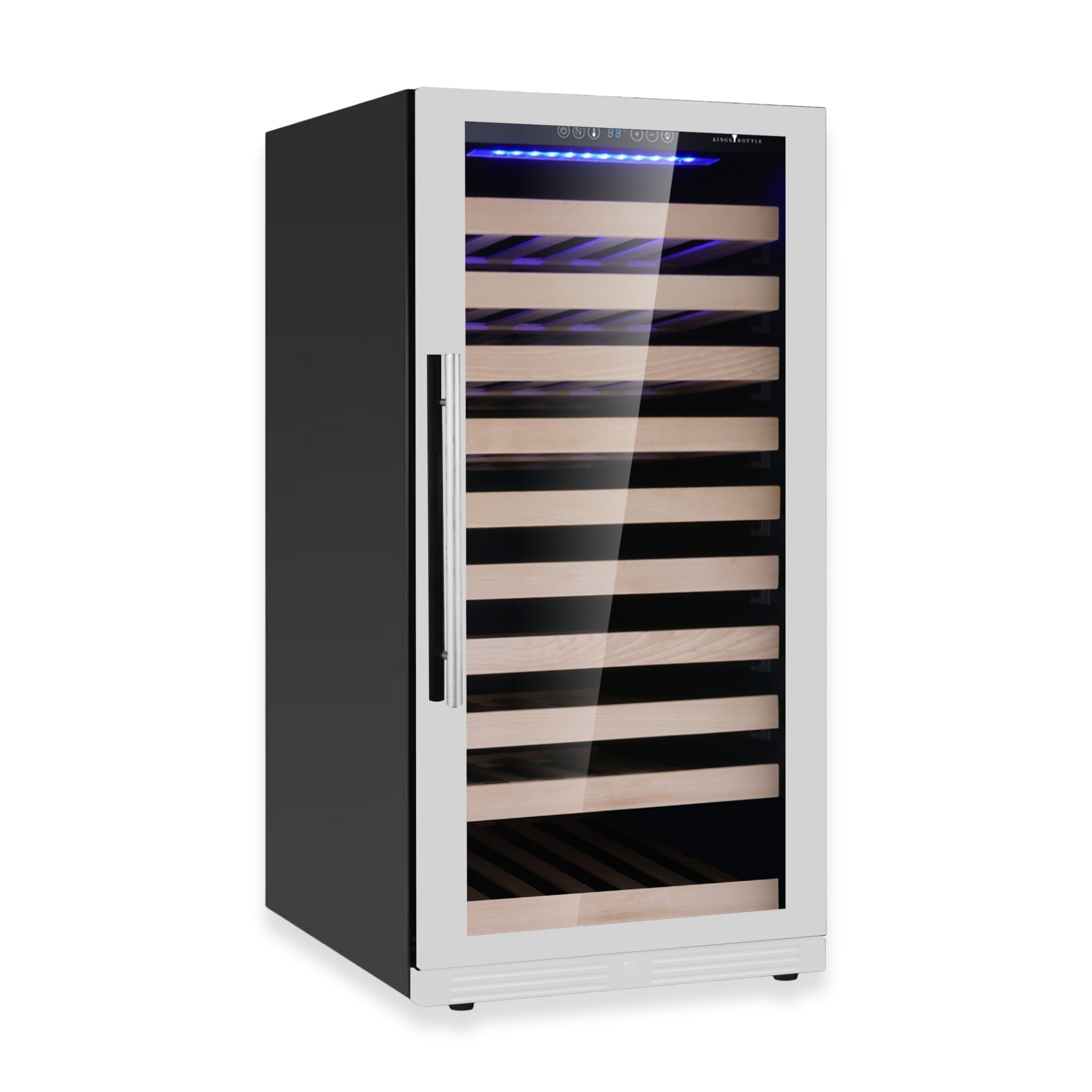 1200mm Height Upright LOW-E Glass Door Single Zone Wine Fridge