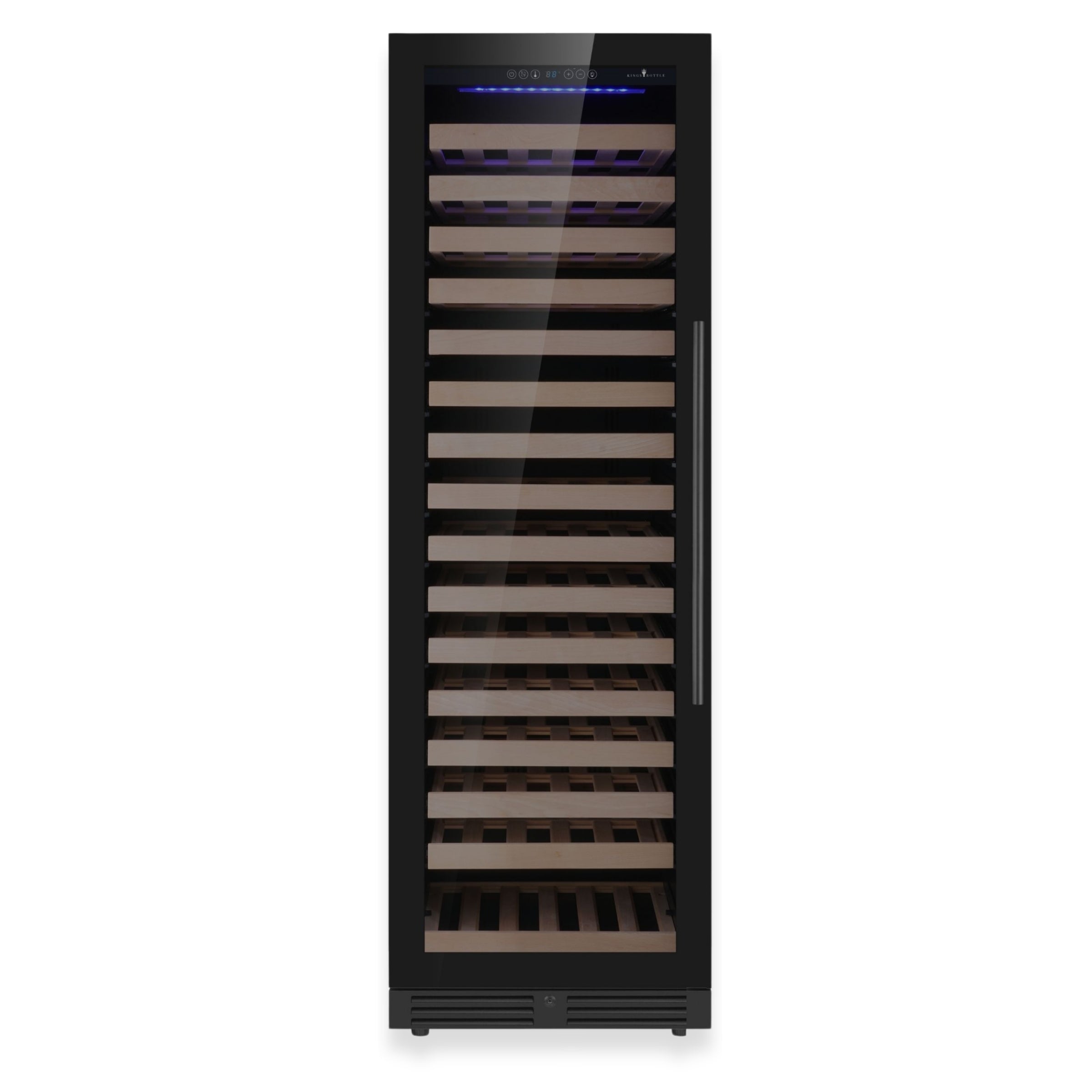 1800mm Height Upright Low-E Glass Door Single Zone Wine Fridge