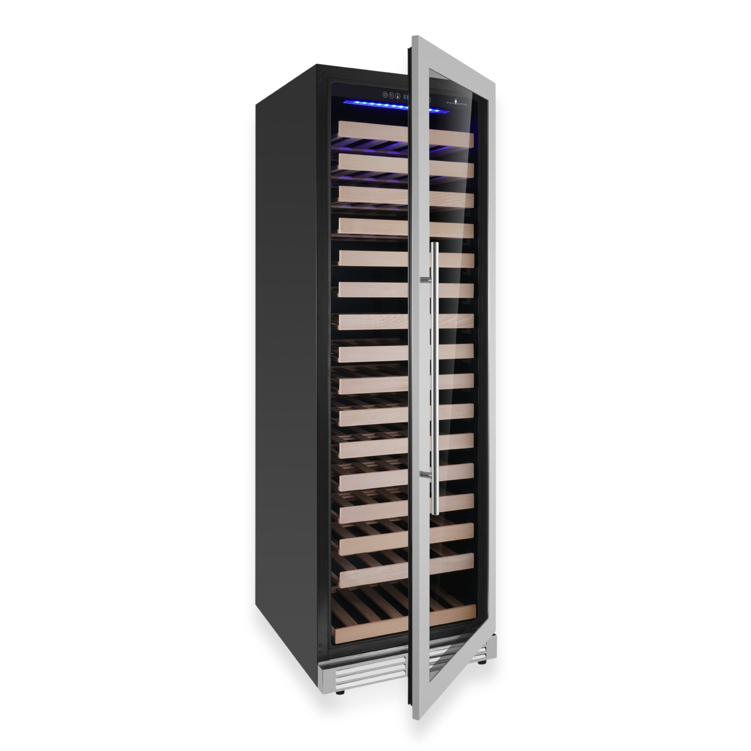 1800mm Height Upright Low-E Glass Door Single Zone Wine Fridge