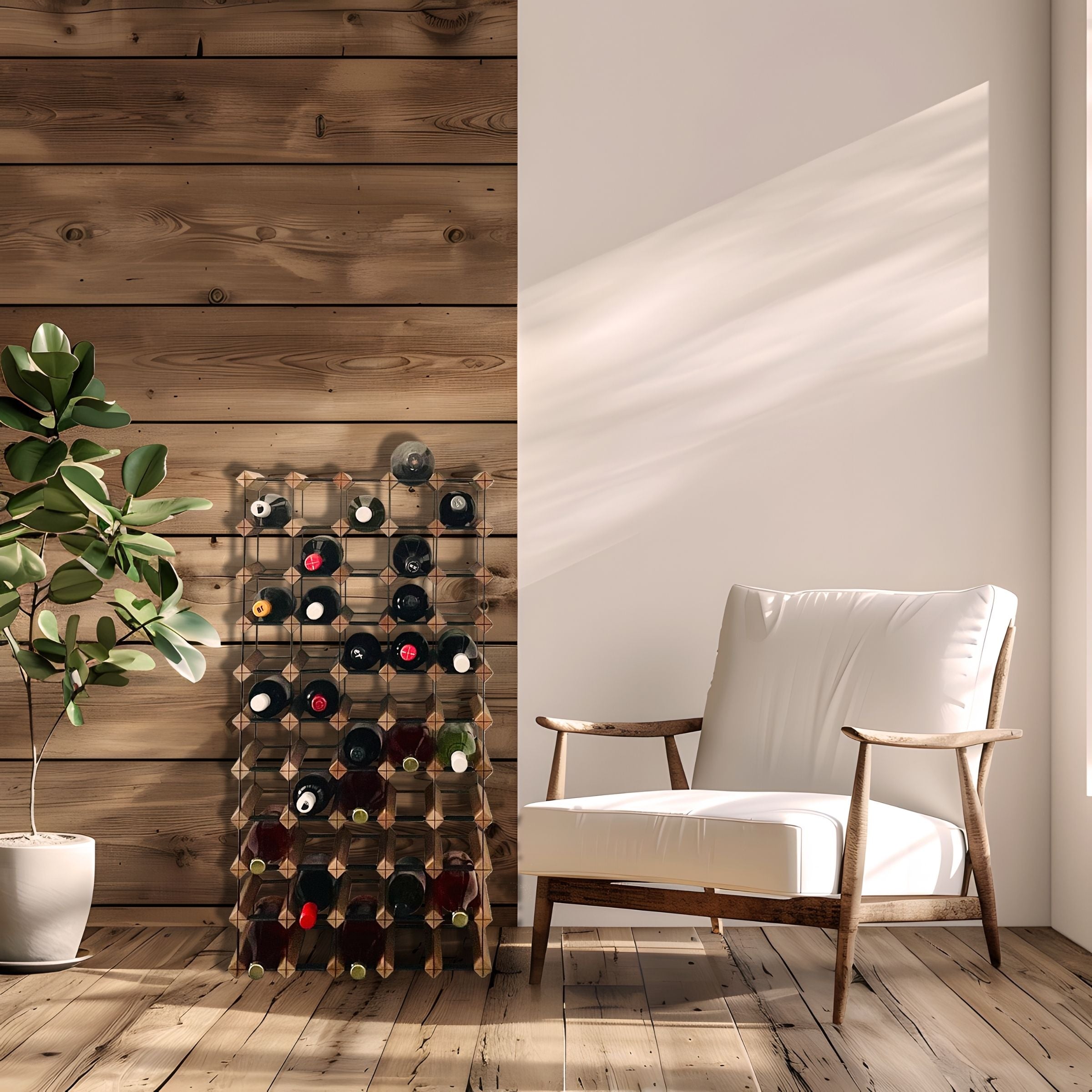 KingsBottle Timber and Metal Wine Racks