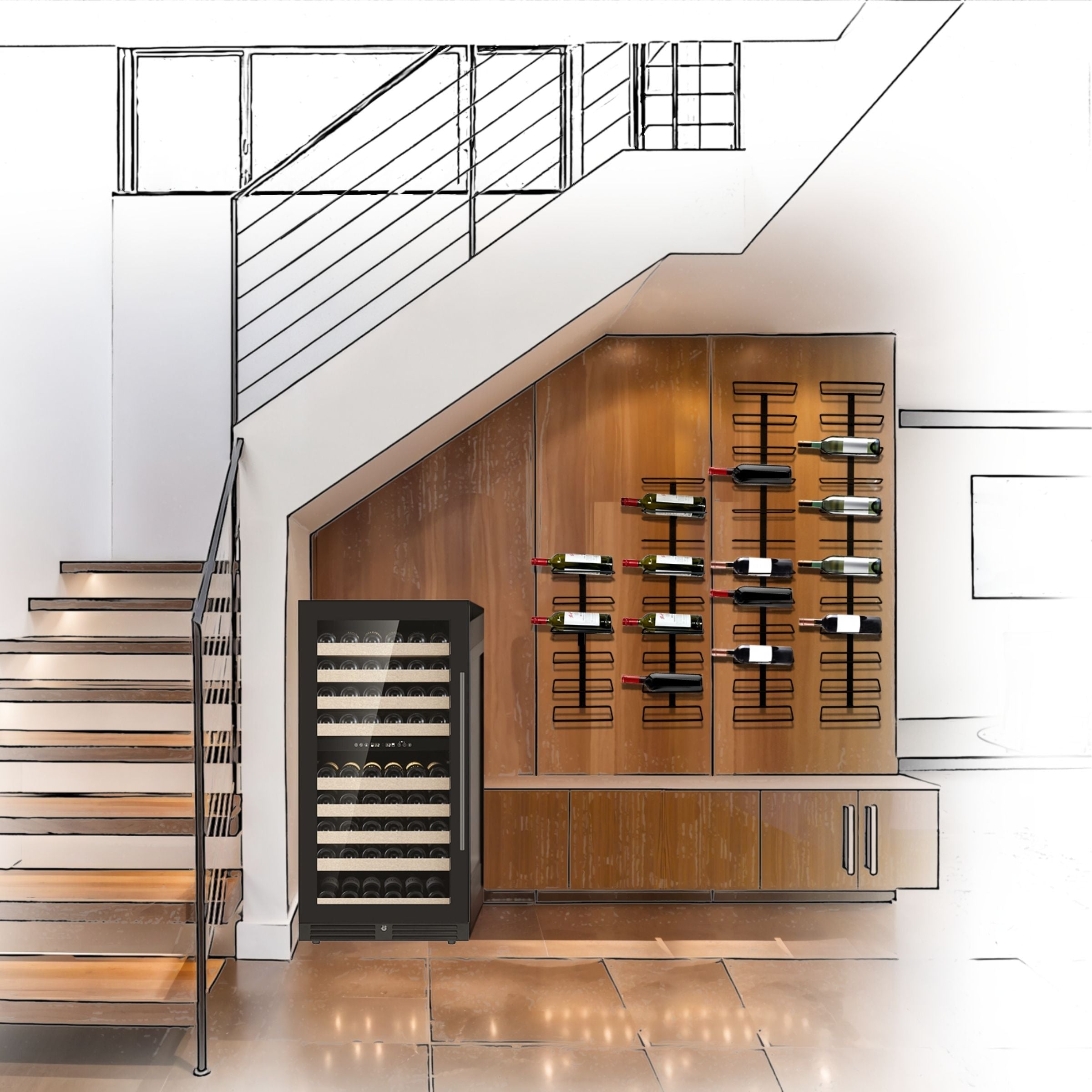 Wall Mounted Wine Racks