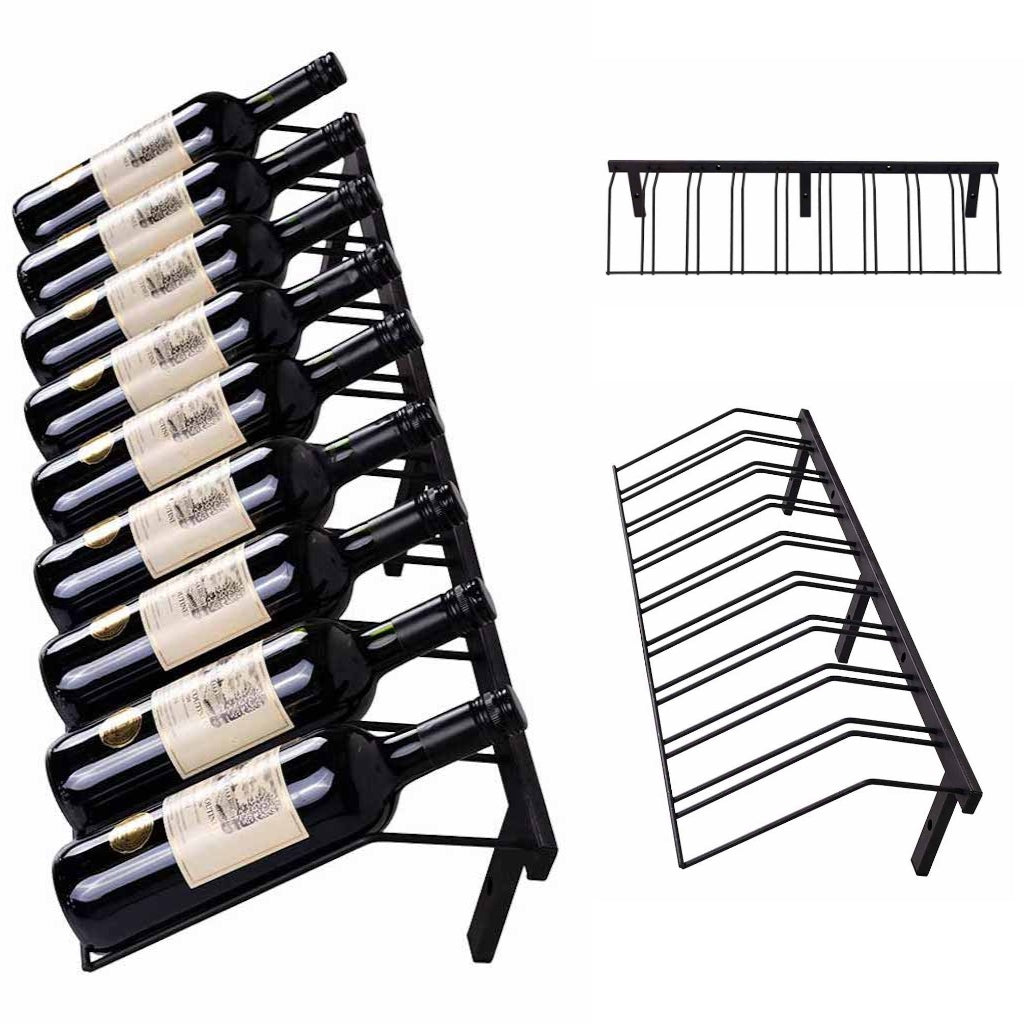 Vertical wall mounted wine rack sale