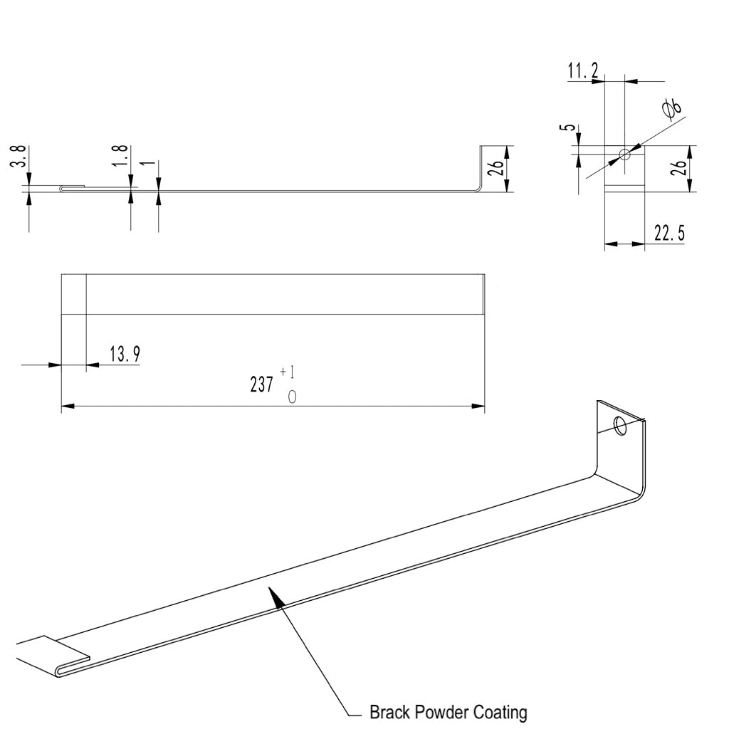 Wall Bracket with Fixings – Secure Your Wine Rack