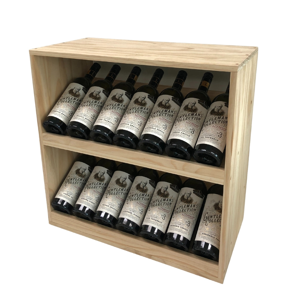 14 Bottle Display Wine Cube – 15mm Thick (Clearance)