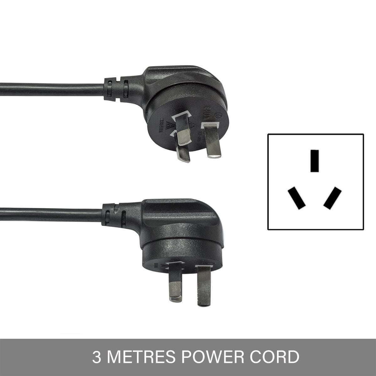 3 METRES POWER CORD