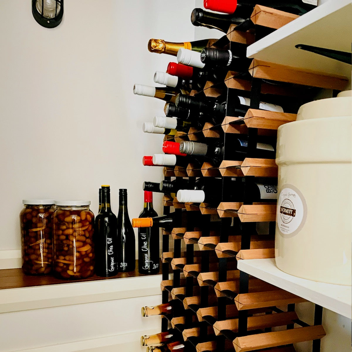 Self assembly wine rack sale