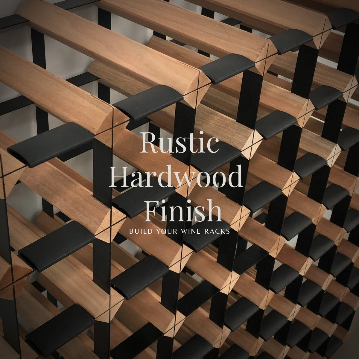 42 Bottle Timber Wine Rack | 6x6 Configuration