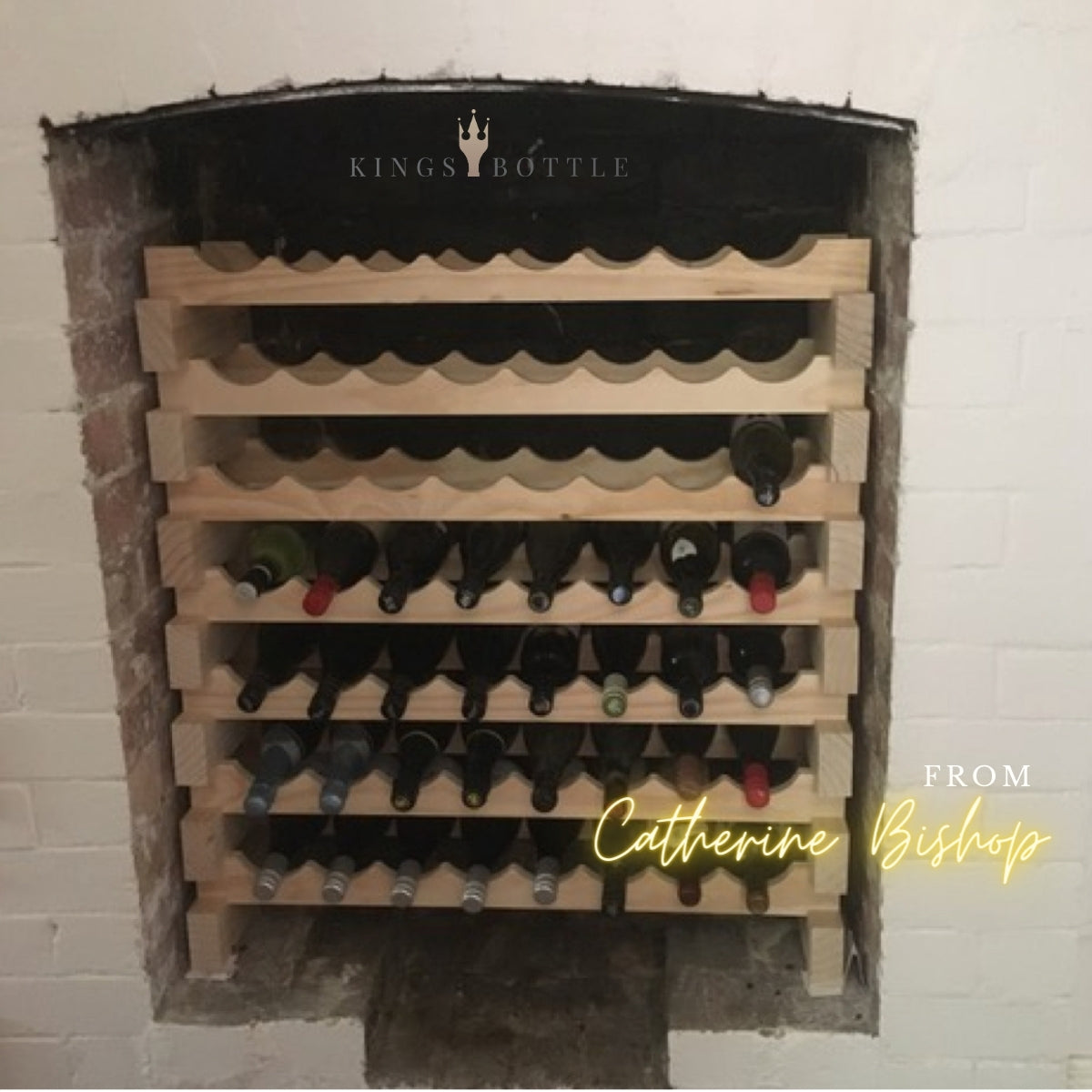 Individual Layers Stackable Modular Wine Racks