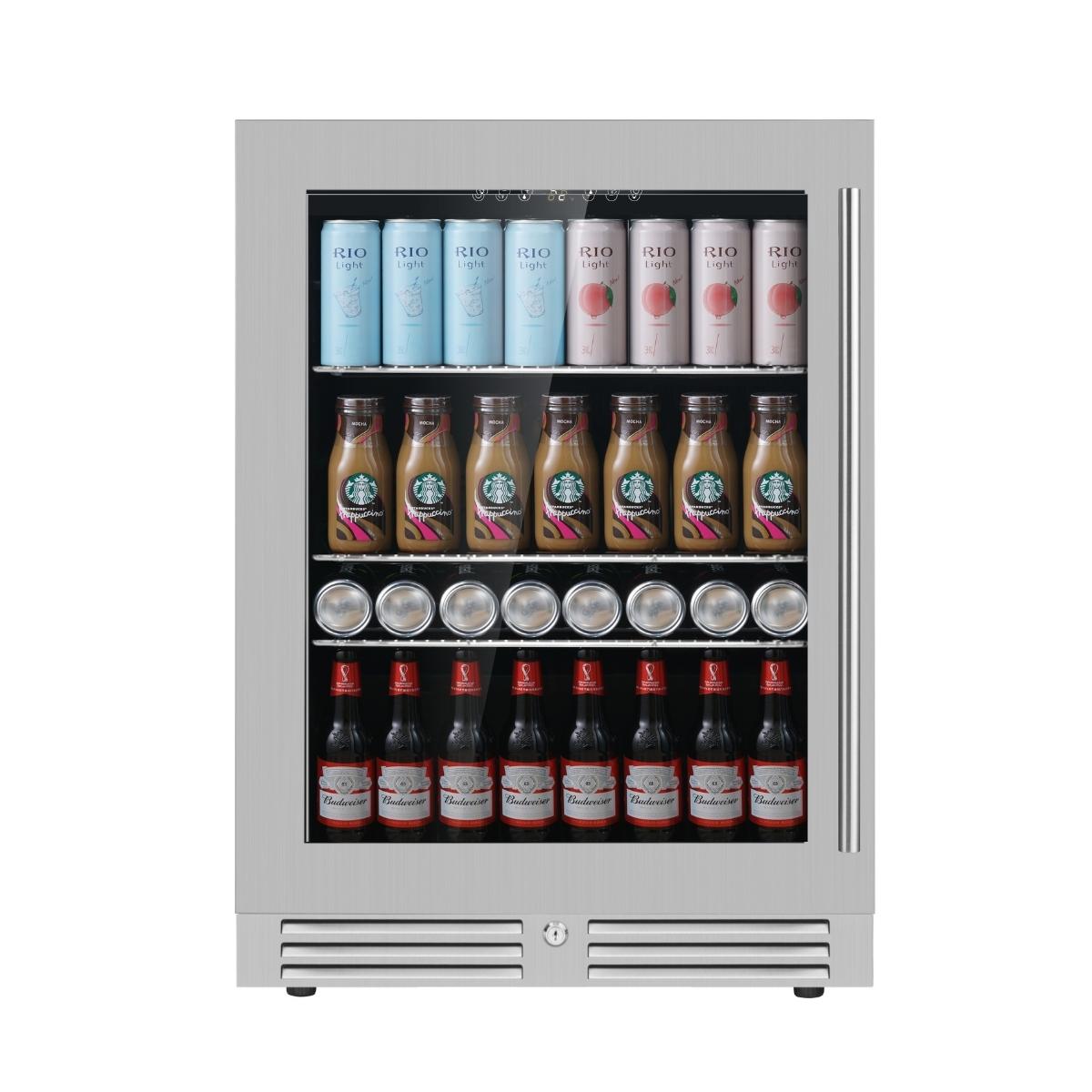 820mm Height Under Bench LOW-E Glass Door Beer Fridge