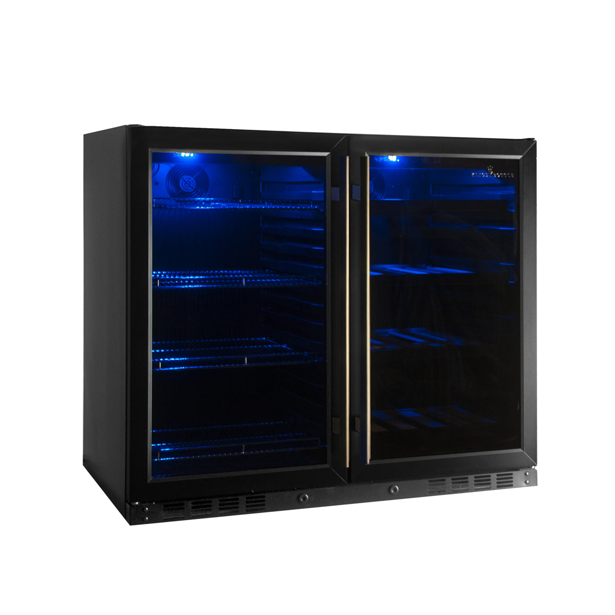 Under Bench Bar Fridge and Wine Cooler Combo