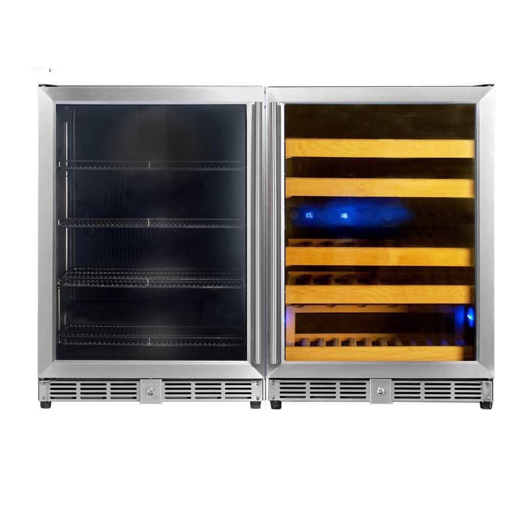 Wine Fridge and Beer Refrigerator COMBO - Under Bench