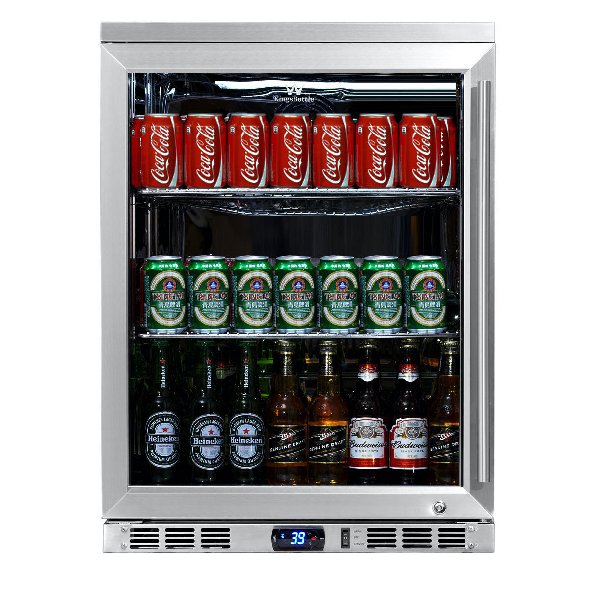 Refurbished Heating Glass Door Under Bench Beverage Fridge