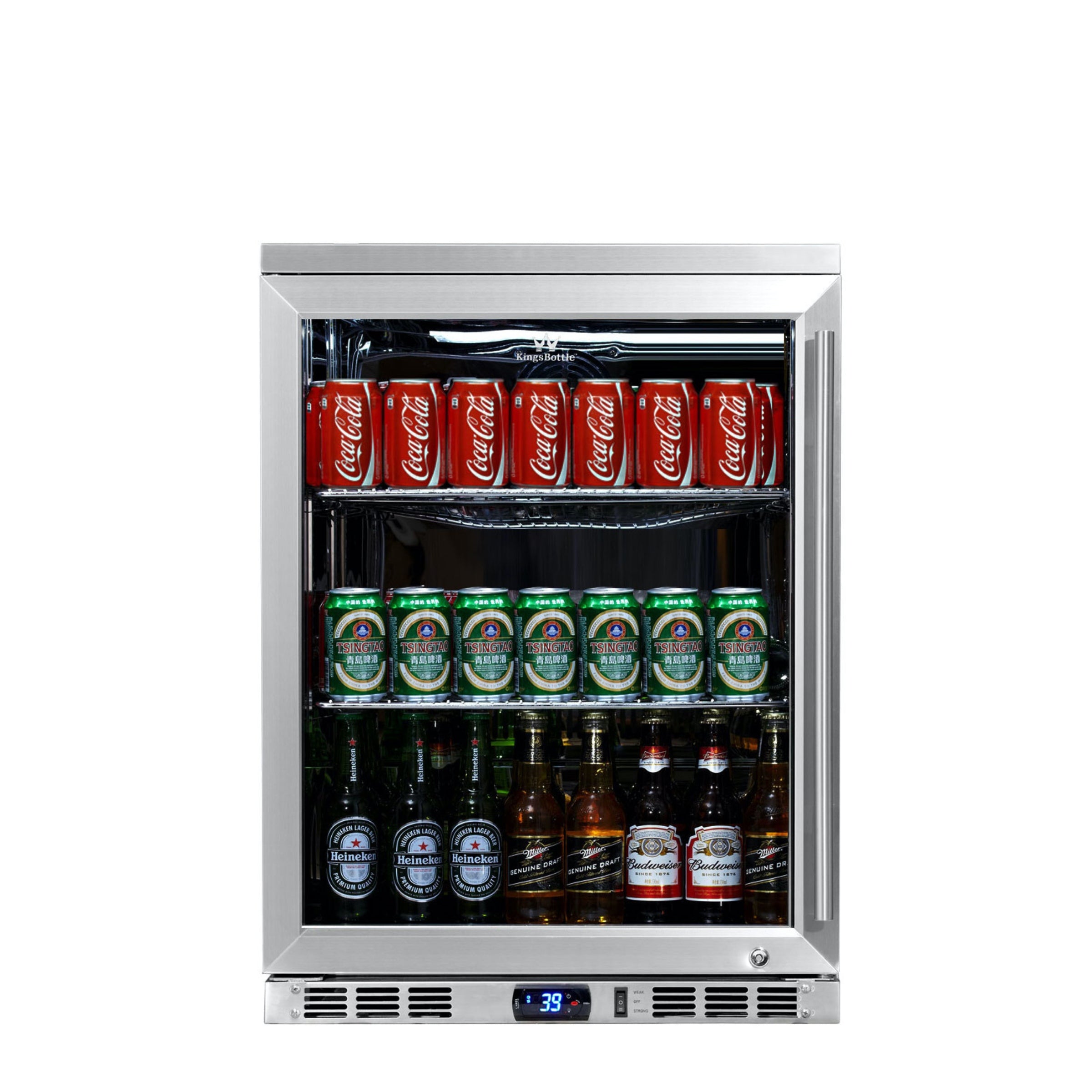 Refurbished Heating Glass Door Under Bench Beverage Fridge