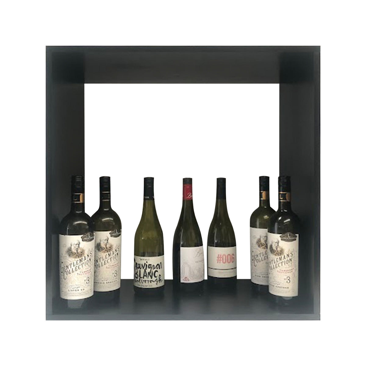 Hollow Inside Wine Cube Storage Box - 606W x 606H x 300D mm