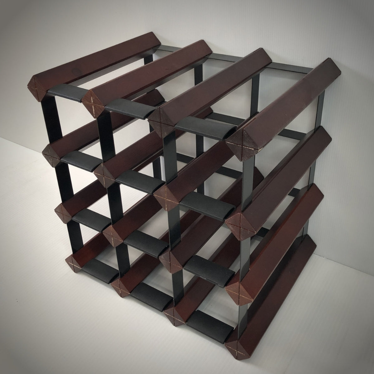 12 bottle wood wine rack sale