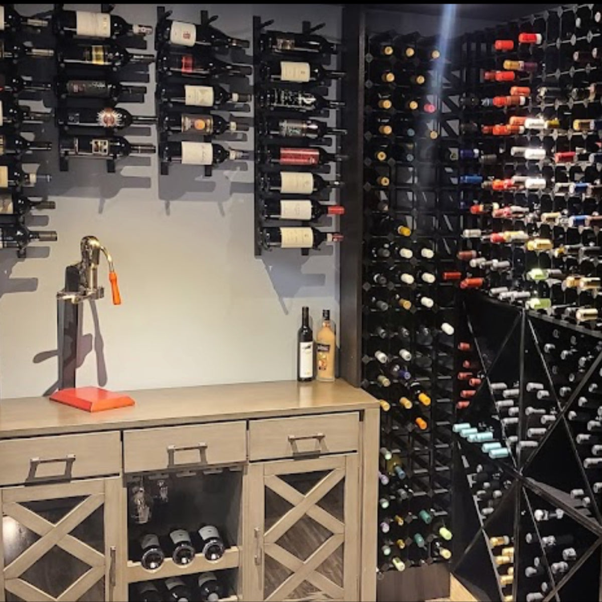 110 Bottle Timber Wine Rack | 10x10 Configuration