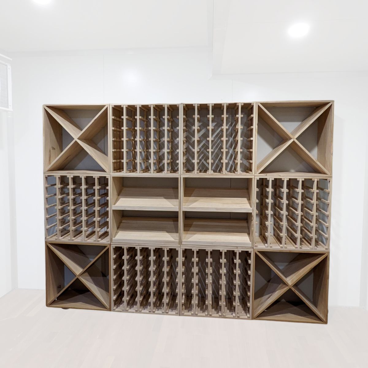 14 Bottle Display Wine Cube – 15mm Thick (Clearance)